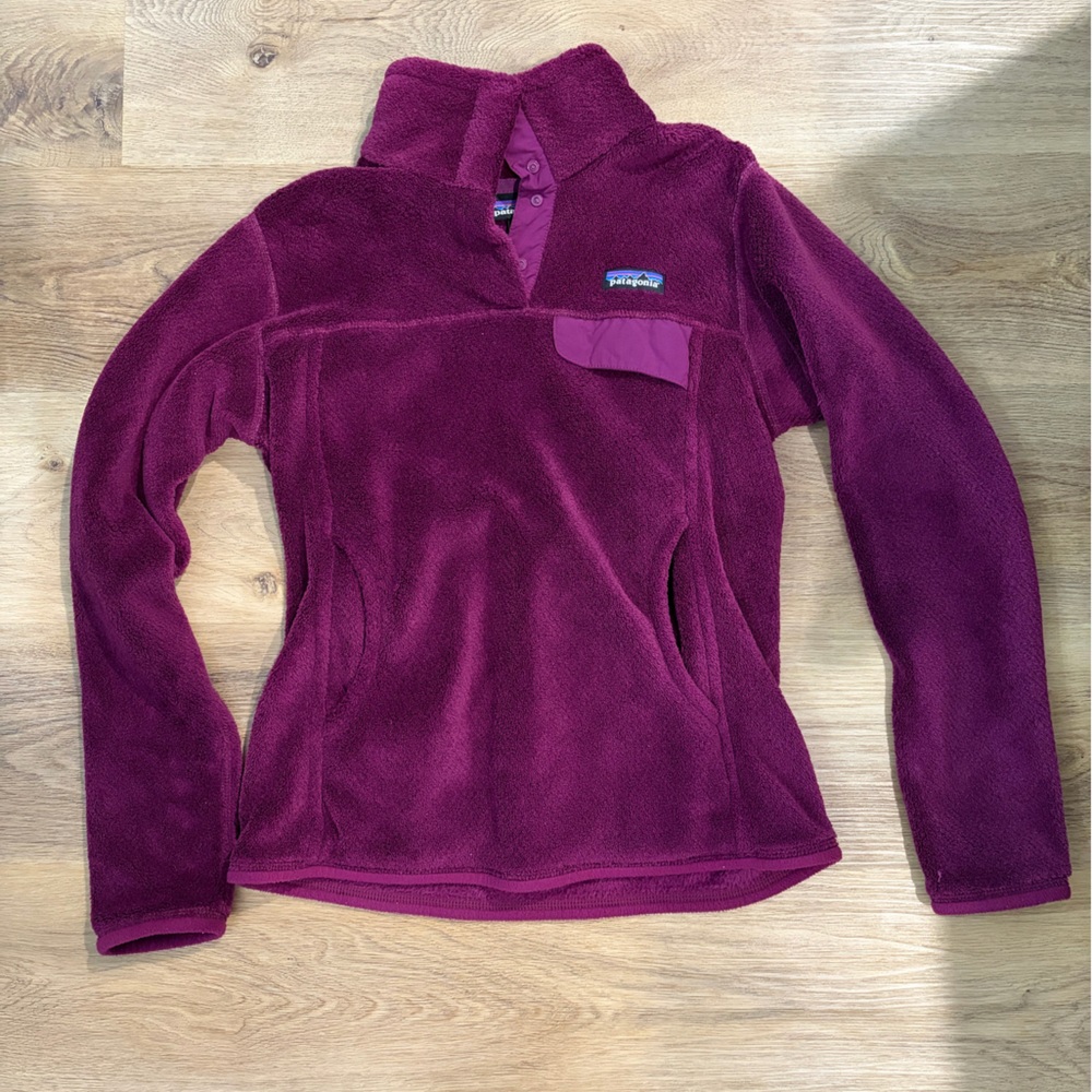 Patagonia Women's Cowl Neck Sweater in Deep Burgundy